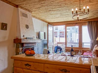 Ski verhuur Appartement 3 kamers 8 personen (5) - Le Grand Tichot A et B - Tignes - Woonkamer