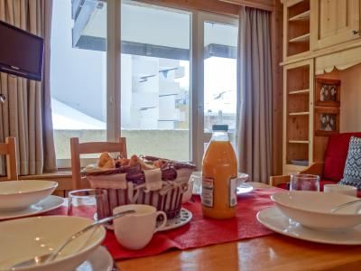 Ski verhuur Appartement 1 kamers 4 personen (5) - Le Pramecou - Tignes - Woonkamer