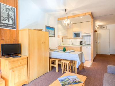 Ski verhuur Appartement 1 kamers 4 personen (9) - Le Prariond - Tignes - Woonkamer