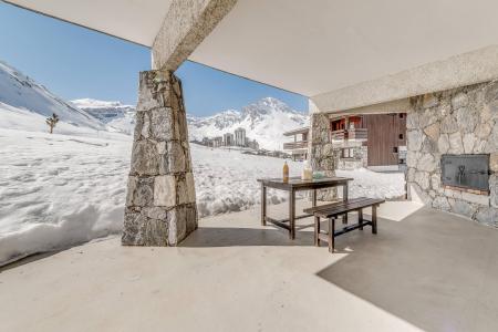 Rent in ski resort 2 room apartment sleeping corner 5 people (6P) - Les Chalets du Golf - Tignes - Terrace