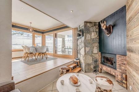 Ski verhuur Appartement 2 kamers bergnis 5 personen (6P) - Les Chalets du Golf - Tignes - Woonkamer