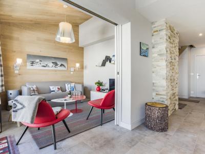 Ski verhuur Appartement 5 kamers 8 personen (21) - Les Hauts du Val Claret - Tignes - Woonkamer