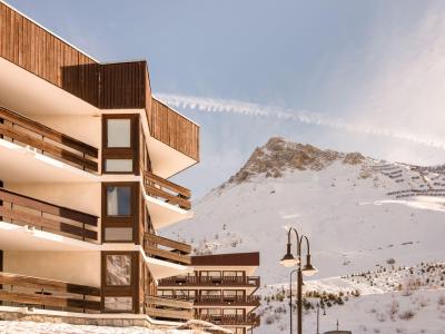 Ski verhuur Appartement 4 kamers 10 personen (1) - Les Roches Rouges - Tignes - Buiten winter