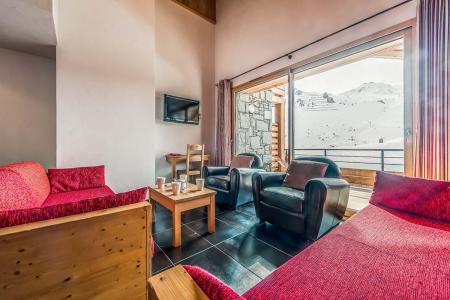 Rent in ski resort 3 room apartment sleeping corner 8 people (9) - Résidence Almes 1 - Tignes - Living room