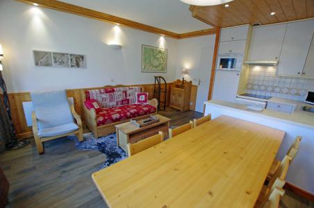 Ski verhuur Appartement 3 kamers 7 personen (121CL) - Résidence Bec Rouge - Tignes - Woonkamer