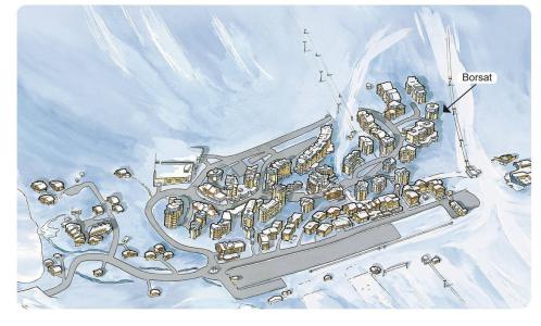 Location au ski Résidence Borsat - Tignes - Plan