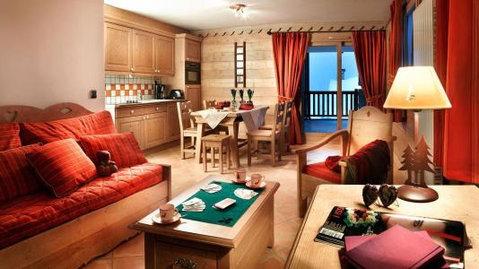 Skiverleih Résidence Boutique Le Névada - Tignes - Wohnzimmer