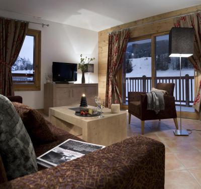 Rent in ski resort Résidence Boutique Lodge des Neiges - Tignes - Living room