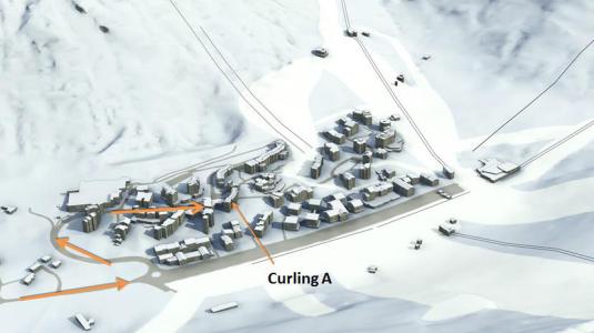 Location au ski Résidence Curling A2 - Tignes - Plan
