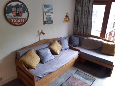 Rent in ski resort Studio 3 people (B2-31) - Résidence Curling B1-B2 - Tignes - Living room