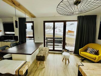 Wynajem na narty Apartament 3 pokojowy 5 osób - Résidence du Cafetan - Tignes - Pokój gościnny