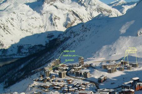 Location au ski Résidence Glaciers - Tignes - Extérieur hiver