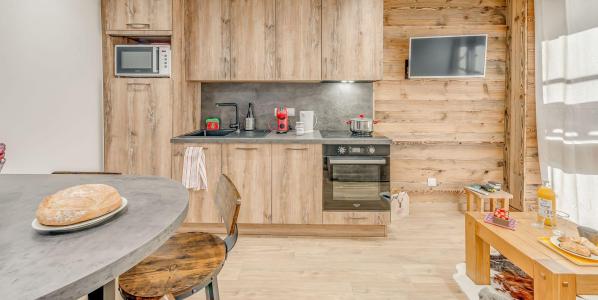 Ski verhuur Appartement 2 kamers 4 personen (5P) - Résidence Hameau de Tovière - Tignes - Keukenblok