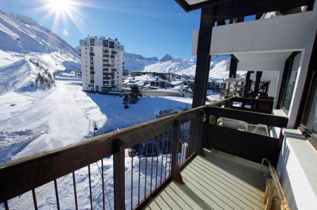 Rent in ski resort Studio sleeping corner 4 people (198CL) - Résidence Home Club 2 - Tignes - Balcony