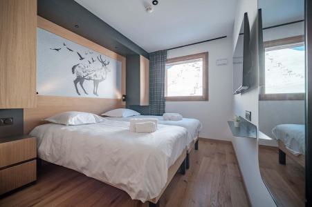 Skiverleih 4-Zimmer-Berghütte für 8 Personen (81m²) - Résidence Hôtelière Denali - Tignes - Schlafzimmer