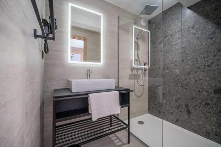 Location au ski Appartement 4 pièces cabine 8 personnes (97m²) - Résidence Hôtelière Denali - Tignes - Salle de douche