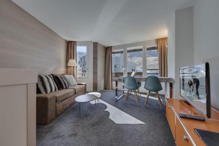 Skiverleih 3-Zimmer-Appartment für 4 Personen (38) - Résidence le Curling - Tignes - Wohnzimmer