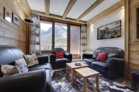 Rent in ski resort 4 room duplex apartment 8 people (99) - Résidence le Curling B - Tignes - Living room