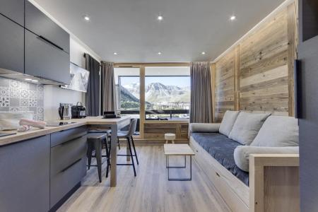 Skiverleih Studio für 4 Personen (116) - Résidence le Home Club - Tignes - Wohnzimmer