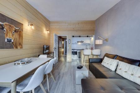 Rent in ski resort 2 room apartment sleeping corner 4 people (506) - Résidence le Schuss - Tignes - Living room