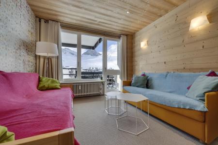 Rent in ski resort 2 room apartment sleeping corner 4 people (21) - Résidence les Hauts du Val Claret B2 - Tignes - Living room