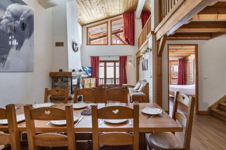 Rent in ski resort 3 room duplex mezzanine apartment 9 people (5) - Résidence Les Suites du Val Claret - Tignes - Living room