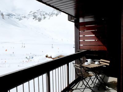 Rent in ski resort 2 room apartment sleeping corner 6 people (84) - Résidence les Tommeuses - Tignes - Balcony