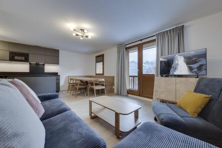 Skiverleih 3-Zimmer-Appartment für 5 Personen (03) - Résidence Maison Neuve - Tignes - Wohnzimmer