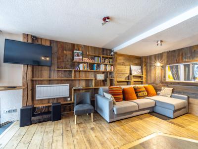 Skiverleih 2-Zimmer-Holzhütte für 6 Personen (108) - Résidence Palafour - Tignes - Wohnzimmer