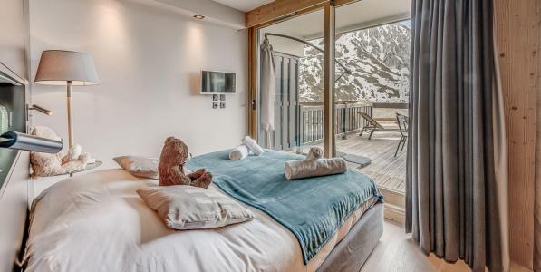 Skiverleih 2-Zimmer-Holzhütte für 5 Personen (103P) - Résidence Phoenix - Tignes - Schlafzimmer