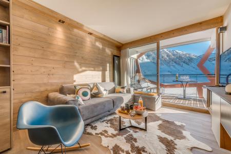 Skiverleih 2-Zimmer-Holzhütte für 6 Personen (702P) - Résidence Phoenix - Tignes - Wohnzimmer