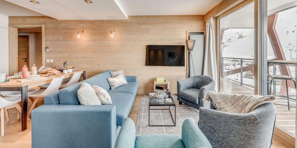 Skiverleih 4-Zimmer-Berghütte für 6 Personen (302P) - Résidence Phoenix - Tignes - Wohnzimmer