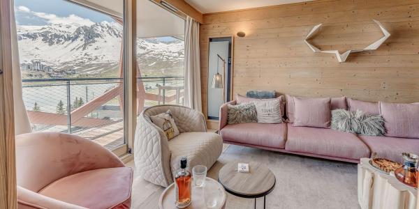 Rent in ski resort 5 room apartment 9 people (403P) - Résidence Phoenix - Tignes - Living room