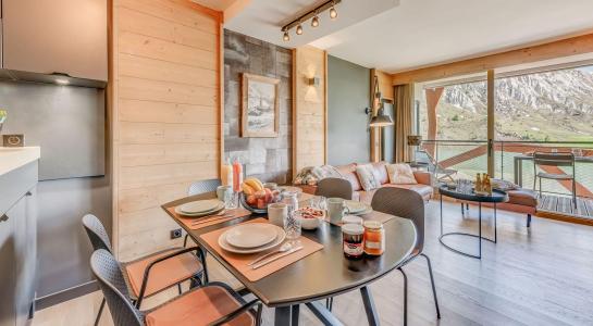 Ski verhuur Appartement 2 kabine kamers 5 personen (402P) - Résidence Phoenix - Tignes - Woonkamer