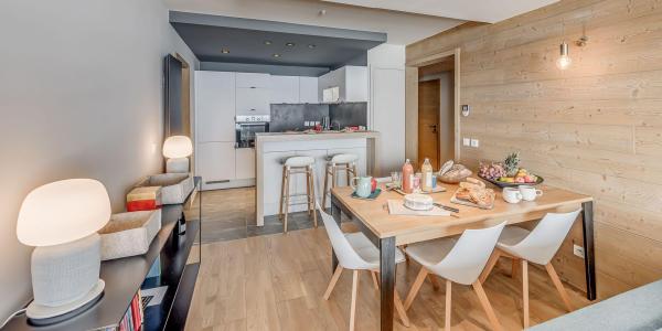 Ski verhuur Appartement 4 kamers bergnis 6 personen (302P) - Résidence Phoenix - Tignes - Woonkamer