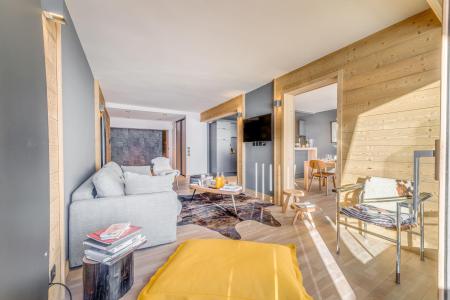 Ski verhuur Appartement 4 kamers bergnis 8 personen (504P) - Résidence Phoenix - Tignes - Woonkamer