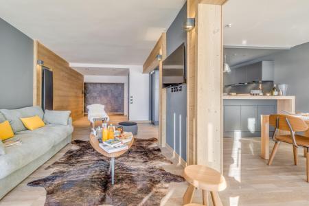 Ski verhuur Appartement 4 kamers bergnis 8 personen (504P) - Résidence Phoenix - Tignes - Woonkamer