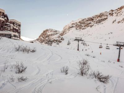 Аренда на лыжном курорте Квартира студия для 4 чел. (12) - Rond Point des Pistes - Tignes - зимой под открытым небом
