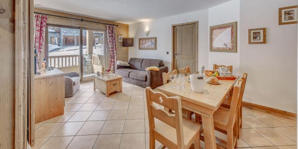 Rent in ski resort 3 room apartment 6 people (27 Premium) - TELEMARK - Tignes - Dining area