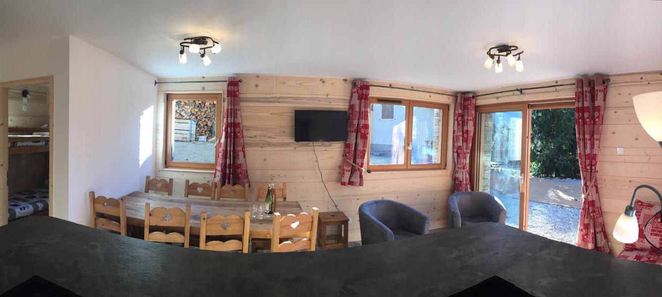 Ski verhuur Appartement 4 kamers 8 personen (006) - Chalet le Saint Valin - Val Cenis - Woonkamer