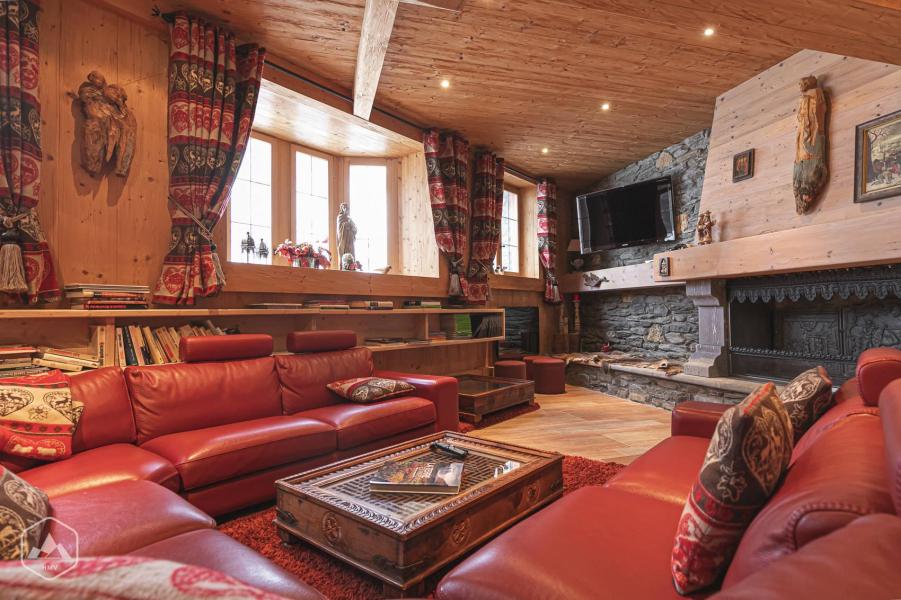 Rent in ski resort 7 room duplex chalet 20 people - Chalet Saint Georges - Val Cenis