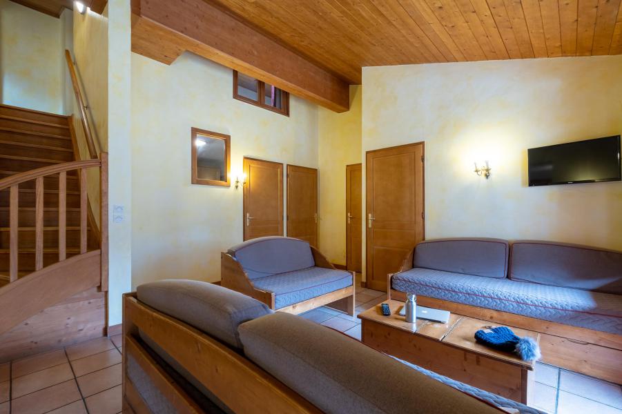 Ski verhuur Appartement 5 kamers 12-14 personen - Les Balcons de Val Cenis le Haut - Val Cenis - Woonkamer