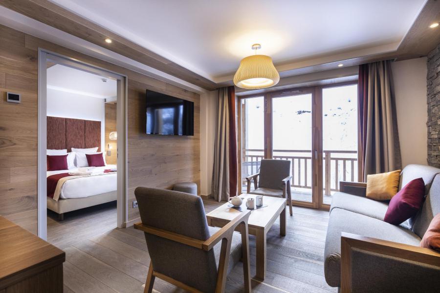 Rent in ski resort 3 room apartment 4-6 people - Les Balcons Platinium Val Cenis - Val Cenis - Living area