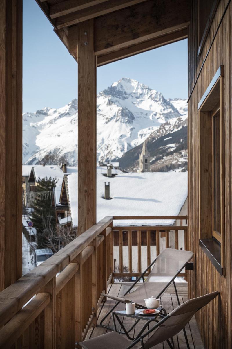 Rent in ski resort 8 room duplex apartment 16 people (superior) - Les Balcons Platinium Val Cenis - Val Cenis - Balcony
