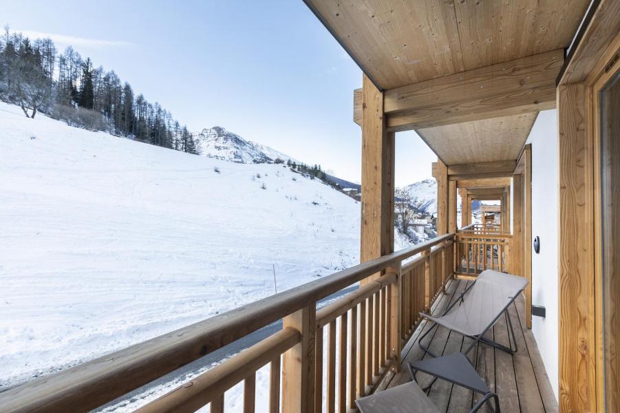 Ski verhuur Appartement 4 kamers 6-8 personen - Les Balcons Platinium Val Cenis - Val Cenis - Balkon