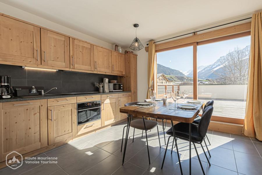 Rent in ski resort 3 room apartment 4 people (9) - Résidence Akina - Val Cenis - Living room