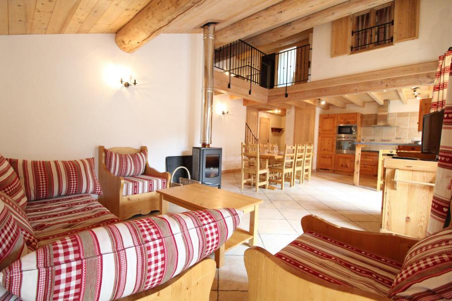 Аренда на лыжном курорте Апартаменты 4 комнат с мезонином 10 чел. - Résidence Jorcin Lanslebourg - Val Cenis - Салон