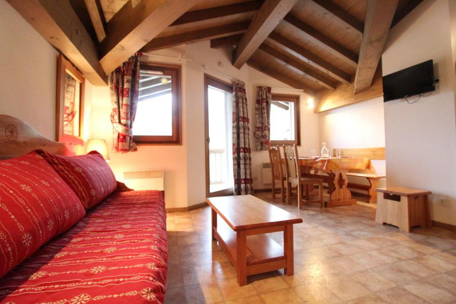 Rent in ski resort 2 room apartment 4 people (B51) - Résidence le Bonheur des Pistes - Val Cenis - Living room