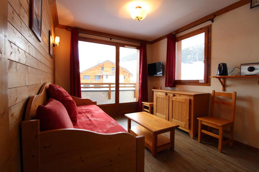 Ski verhuur Appartement 3 kamers 6 personen (B003) - Résidence les Alpages - Val Cenis - Woonkamer