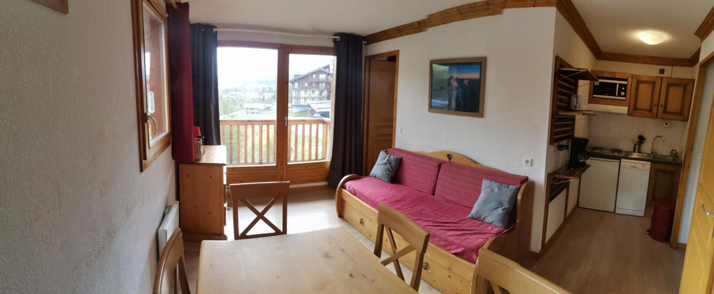 Skiverleih 3-Zimmer-Appartment für 6 Personen (VALA11) - Résidence Valmonts - Val Cenis - Wohnzimmer